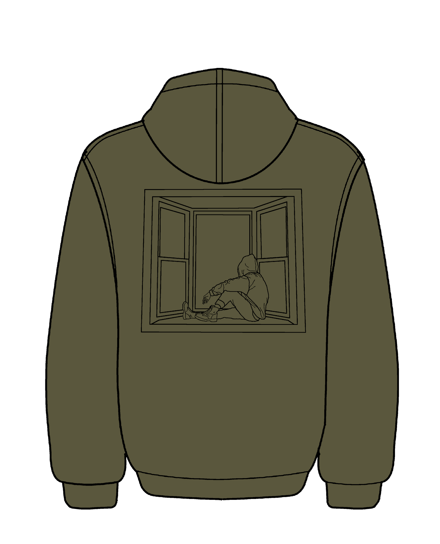 Army Green Hoodie