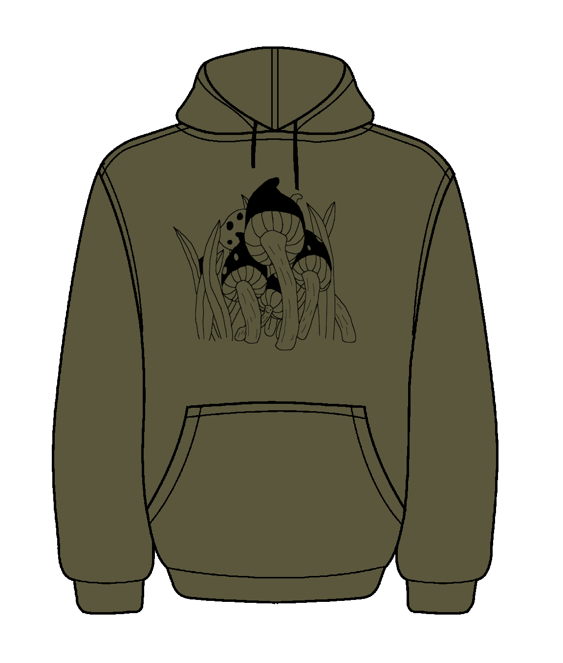 Army Green Hoodie